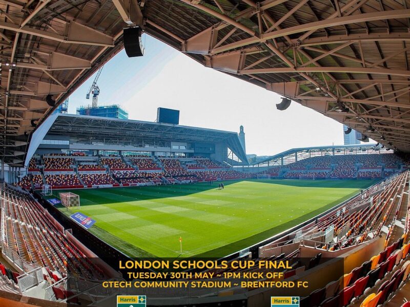 All Kinetic London Schools Cup Final will take place at Brentford FC